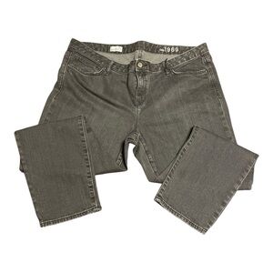 Gap 1969 Washed Black Denim 35r